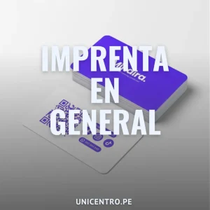 Imprenta en General